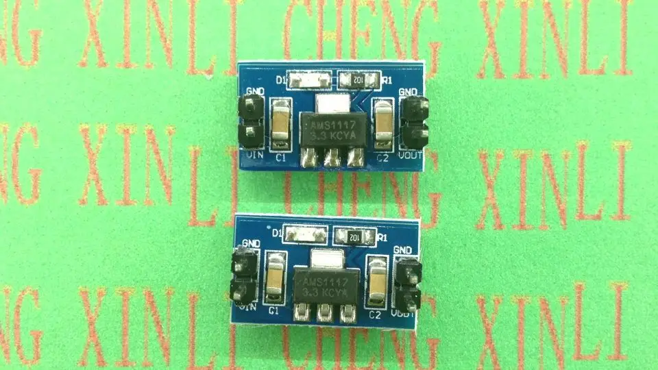 4PCS  Input DC 4.5V--7V Output 3 3v 800mA Voltage output module AMS1117-3.3 V power supply module