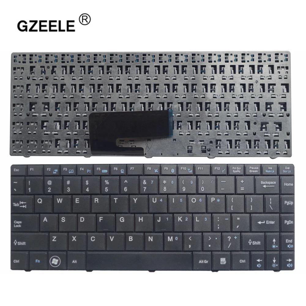 GZEELE New laptop keyboard for MSI CX420 CX460 CX480 CR430 X420 N4205 FX400 FX420 CR420 CR400 English US layout black notebook