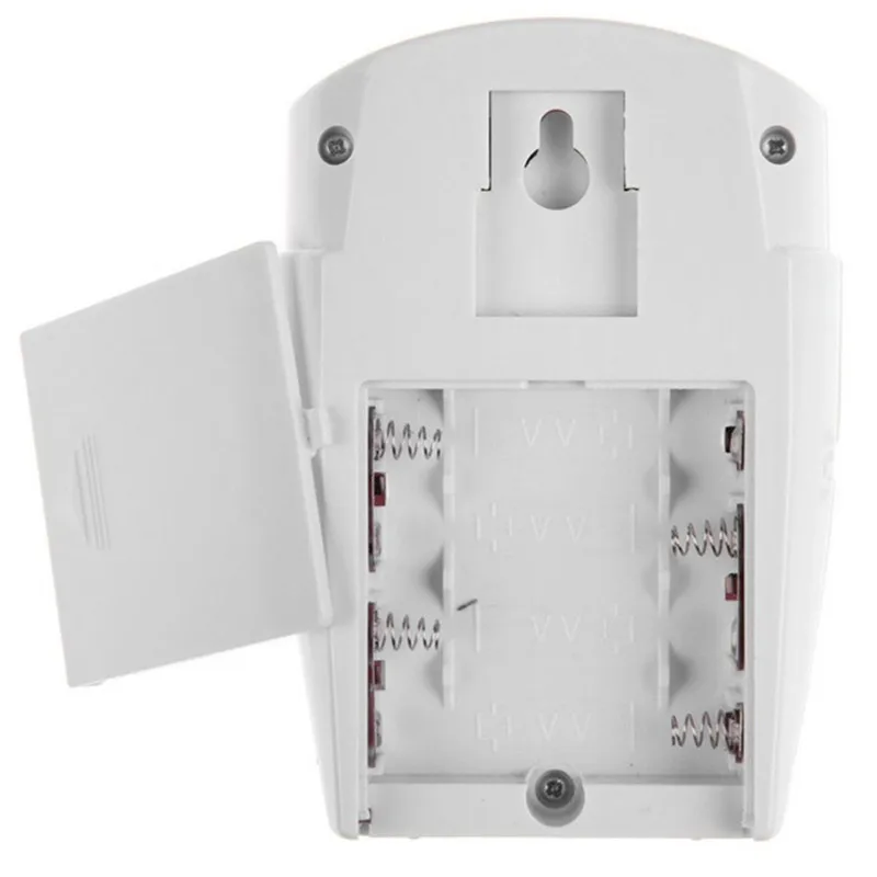 Mini alarma con control remoto inalámbrico, Detector de Sensor de movimiento infrarrojo IR y Sirena fuerte de 105dB para seguridad del hogar,