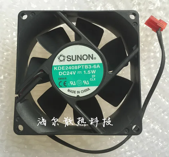 

SUNON KDE2408PTB3-6A Server Cooling Fan DC 24V 1.5W 80x80x25mm 2-Wire