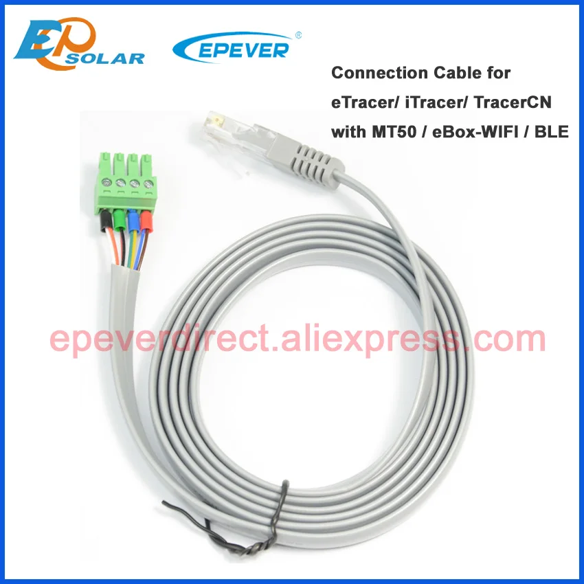 CC-RJ45-3.81-150U Connection cable for EPEVER solar controller IT ET series and CN series with MT50 remote meter eBOX-wifi/BLE