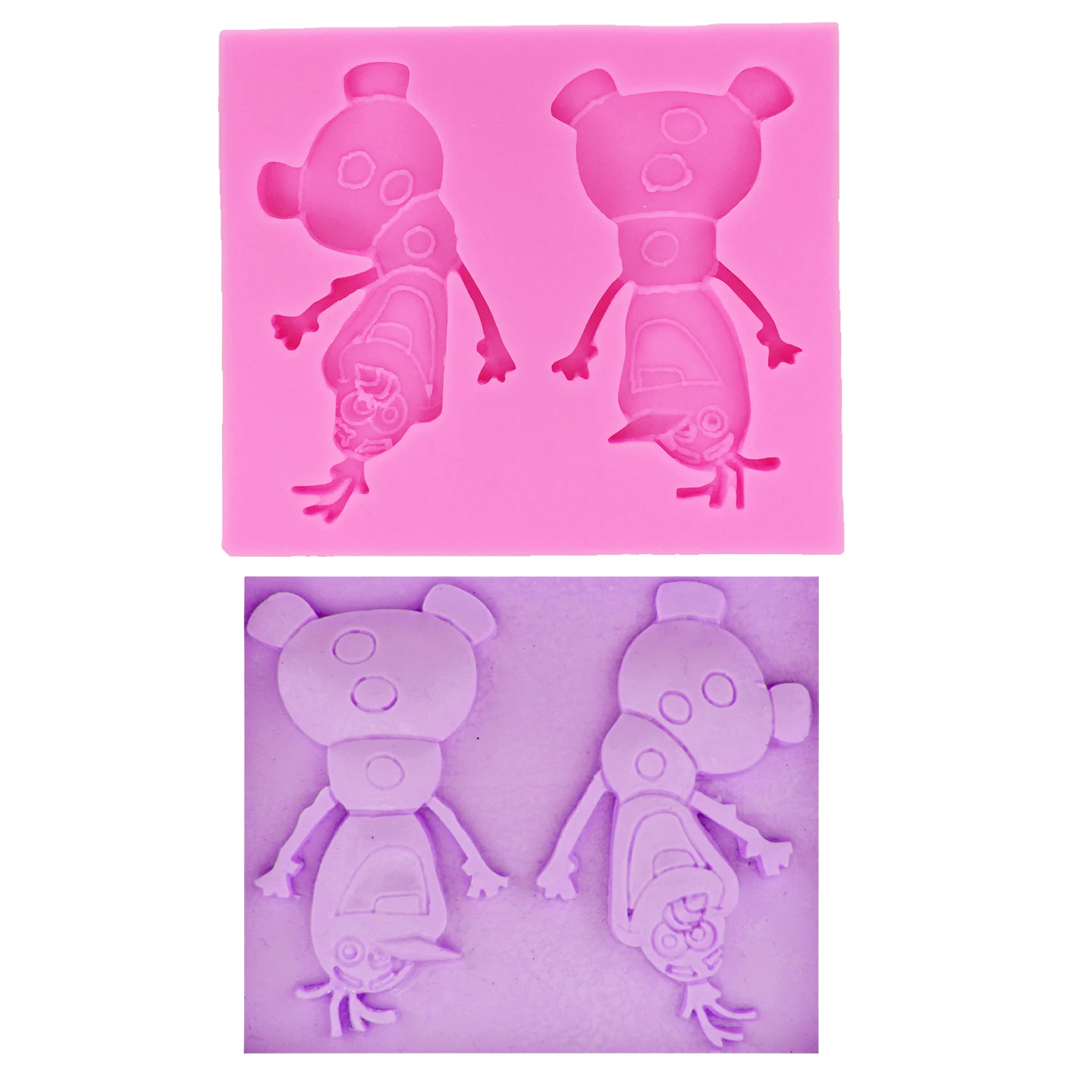 M0165 Cartoon character silicone cake mold cake decorating tools gumpaste mould