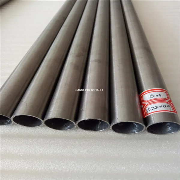 grade9  titanium tube  gr9 titanium pipe 25.4mm*1.2mm*700mm,7pcs wholesale price free shipping