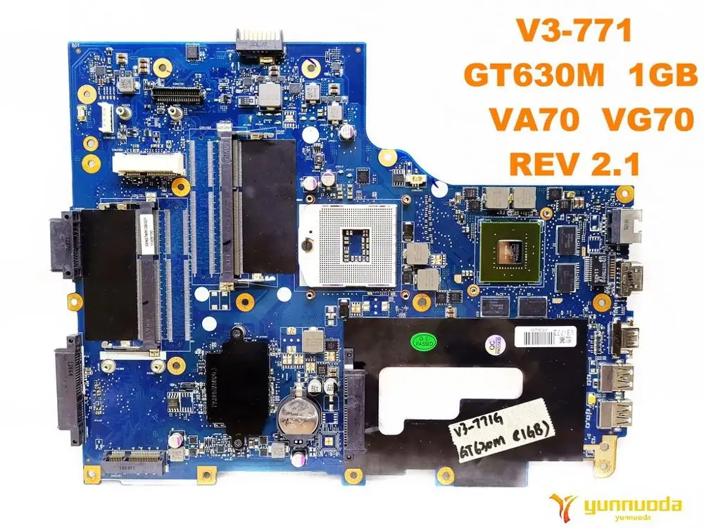 Original for ACER V3-771G laptop  motherboard V3-771  GT630M  1GB   VA70  VG70  REV 2.1 tested good free shipping