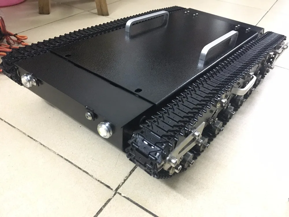 

Big load Tank car Chassis RC Tracked Car large size shock absorption car chase with suspension system metal track