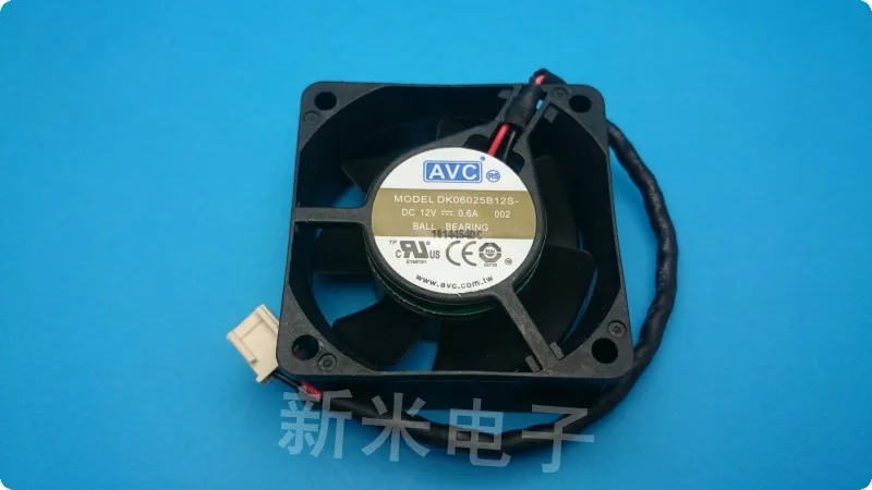 

NEW AVC 6cm DK06025B12S-002 6025 12V 0.6A cooling fan