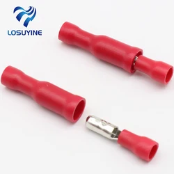 Hot 50 X Red Male Female Bullet Connector Crimp Terminals Wiring