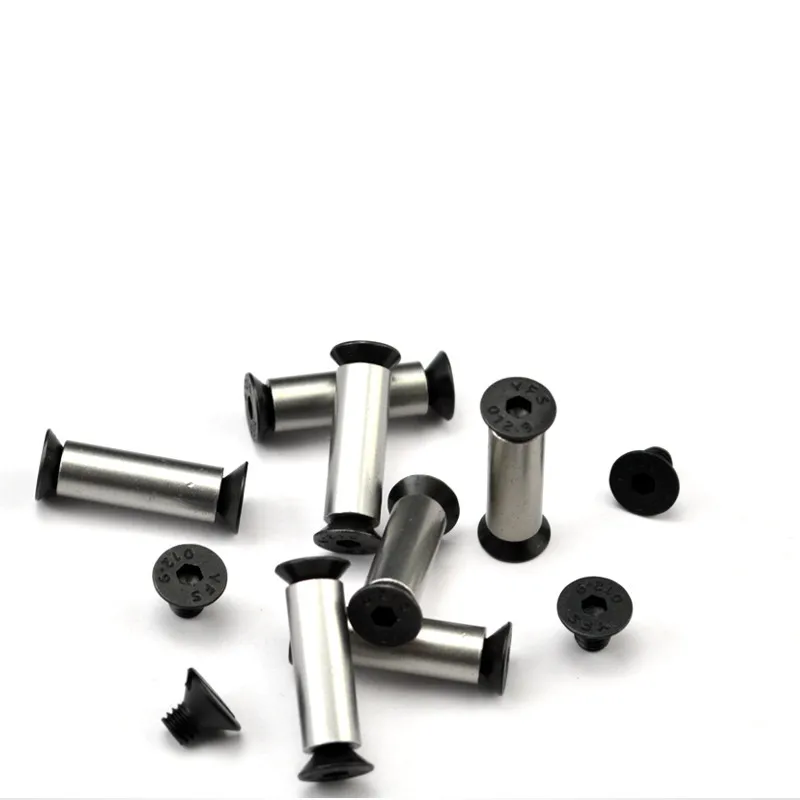 5MM/6MM Tactics Lock DIY Tools Material Knife Handle Plate Fastening Plum Style M4 ESEEKnives Screw Rivet Furniture Processing