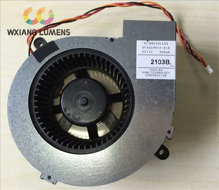 Projector Blower Cooling Fan SF8028H12-01A DC12V Fit for EPSON EB-S6/X6/W6