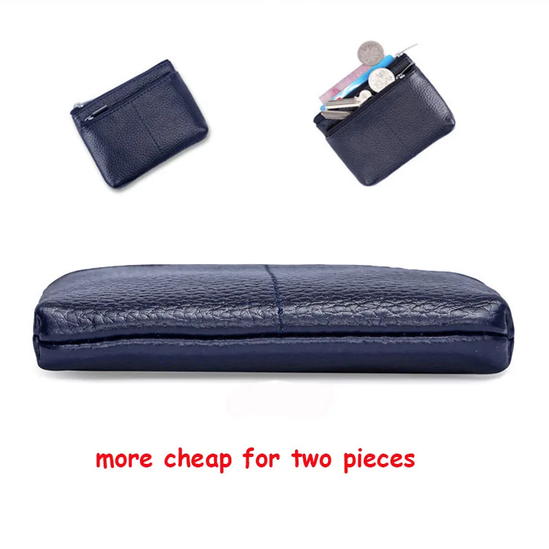 CICICUFF Genuine Leather Coin Purse Women Small Wallet Change Purses Children's Pocket Wallets Key Holder Mini Zipper Pouch
