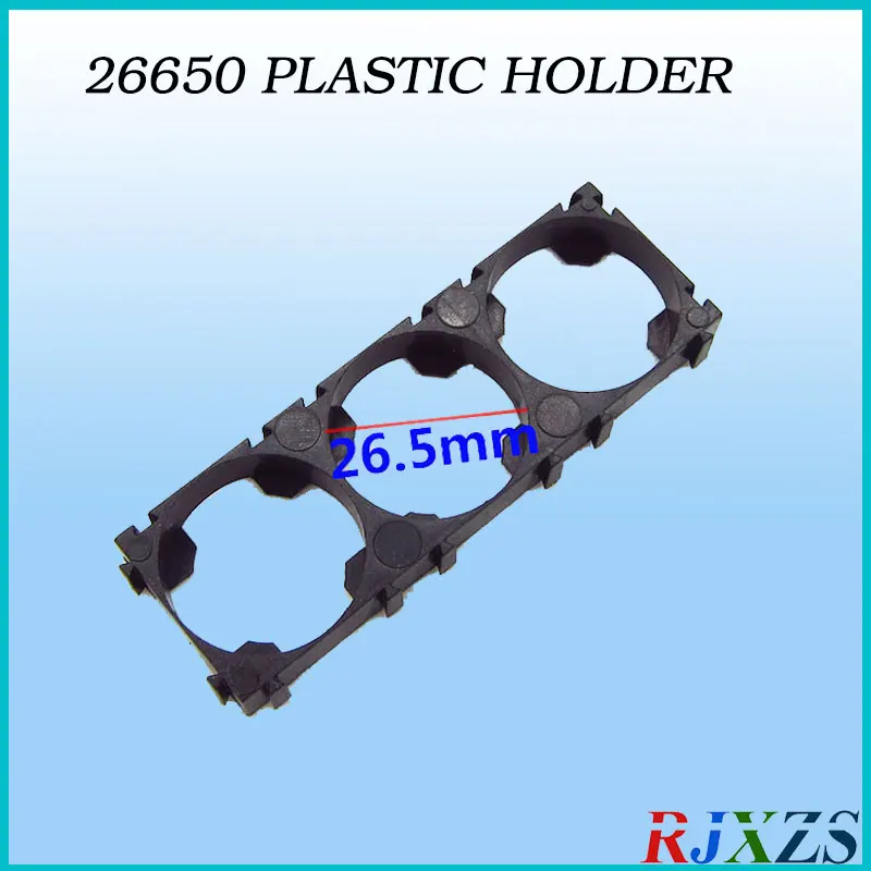 2PCS/A Lot 3S 26650 Battery Holder Bracket Cylindrical  Safety Anti Vibration Plastic Frame