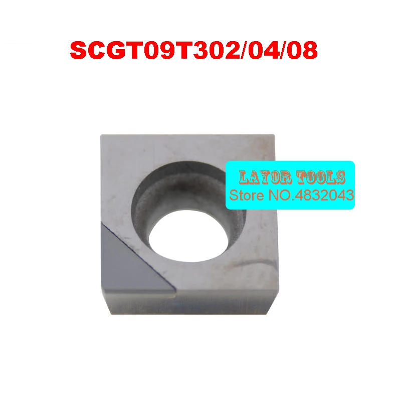 Free shipping 2PCS SCGT09T302/04/08 CBN Diamond inserts ,Carbide Milling Inserts, Milling Cutter