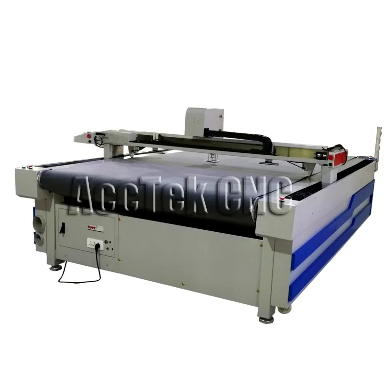 Advanced CNC Multilayer Electric Cloth Cutting Machine with oscillaing pneumatic knife