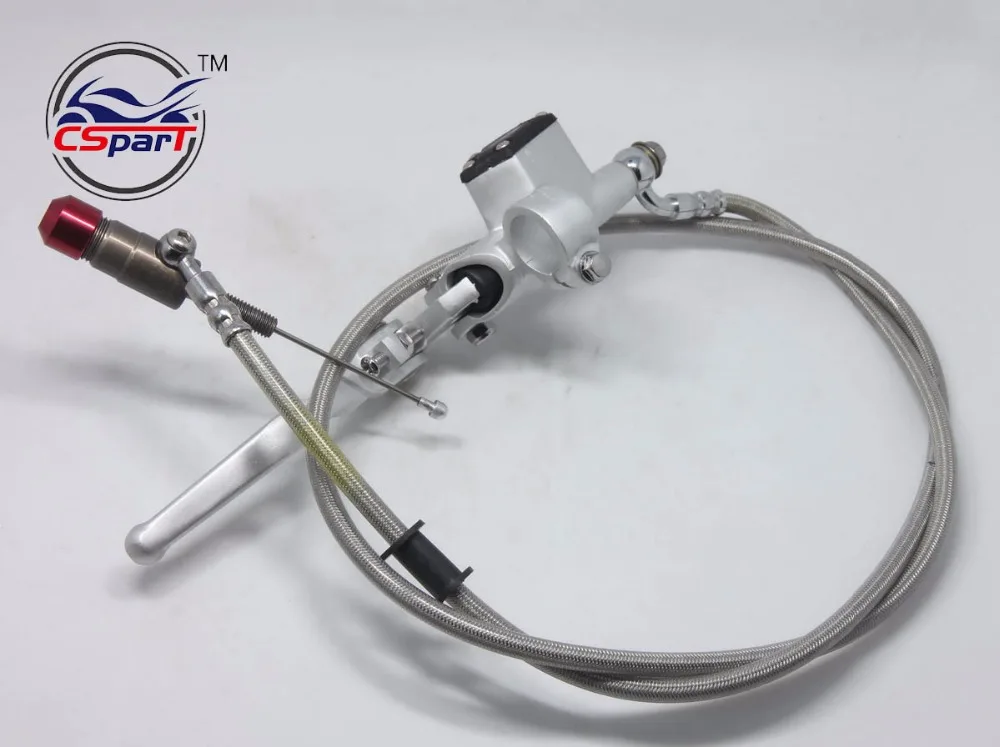 Hydraulic clutch lever master cylinder 1200MM For Honda CRF  125cc 140cc 150cc 160cc 200cc 250cc Pit Dirt Bike Silver