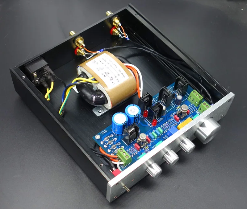 Stereo Audio Preamplifier finished product OPA2604 LME49720 F1 amplifier