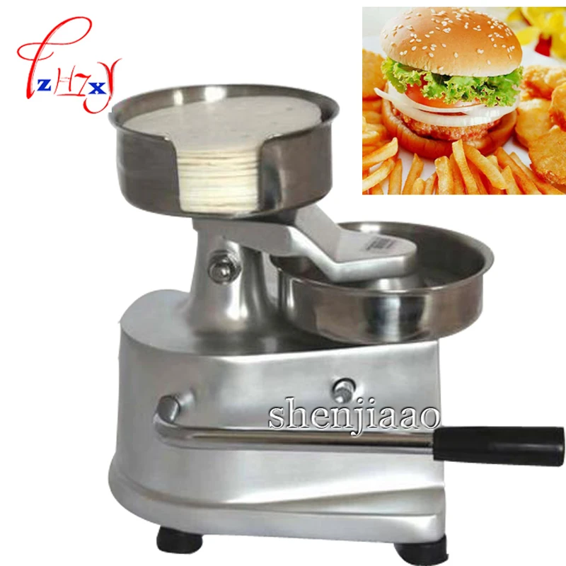 

130MM stainless steel Burger Print , Hamburger Mold, Burger Pressing Machine HF-130 manual Burger Patty Maker 1pc