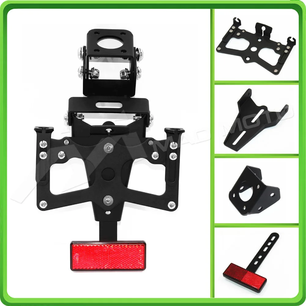 

For Yamaha YZF-R6 2006 2007 2008 2009 2010 2011 2012 2013 2014 2015 MotorAdjustable Fender Plate Bracket License Plate Holder
