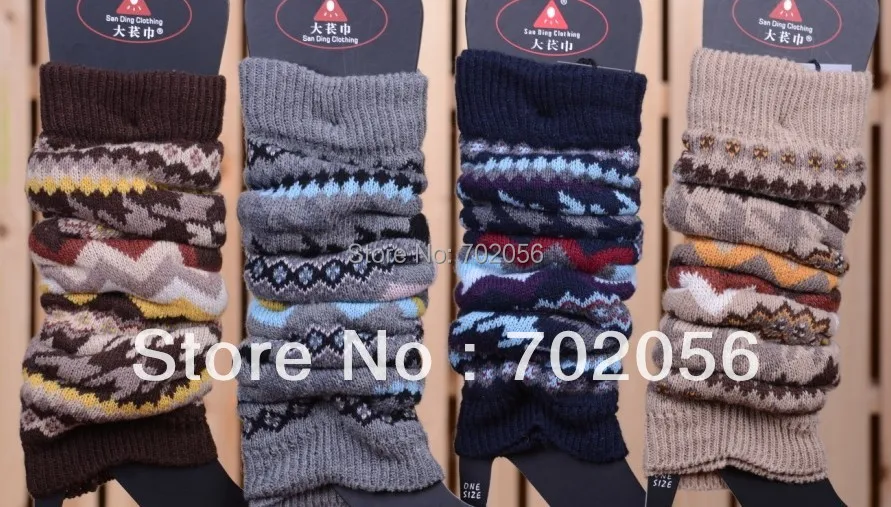 

2015 winte 15% wool women leg warmer Leg Shoes Ankle Warmer Boot Sleeves Cover 20 pairs/lot #3291