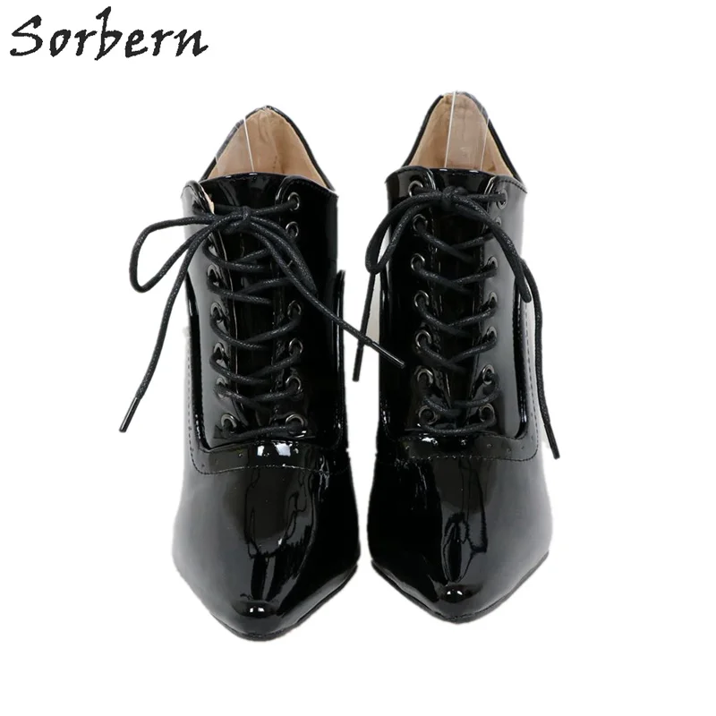 Sorbern Stripper High Heels Pump Women 18Cm Women Shoes 43 Size Stilletos Women Point Toe Custom Crossdressing Pumps Lady