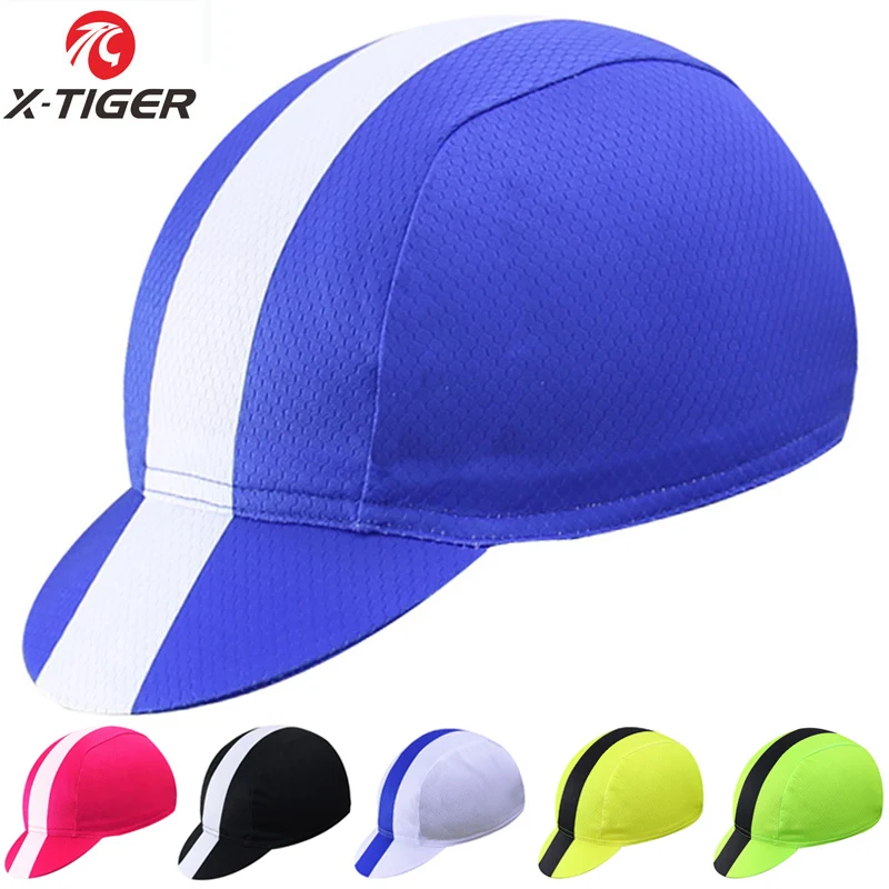 

X-TIGER 10 Colors Bike Cycling Cap Summer Anti-UV Breathable Men Women Sport Sun Hat Headband Bandana Cap Bicycle Cycling Hat