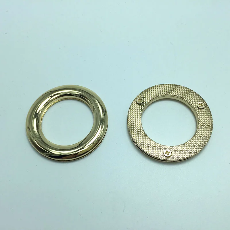 

1 1/2 Inch ( 38mm ) Snap Together, Force-Fit Eyelets, Gold Finish