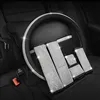 Forro para volante de coche, de cuero sintético con cristales e imitación de diamantes, para mujeres y niñas. Accesorios para automóviles.