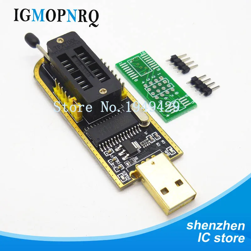 USB eeprom programmer ch341a spi programmer 24 25 series eeprom adapter with software driver