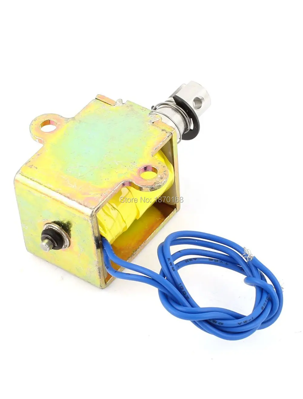 JF-1038 DC 12V 10mm 5N Pull Open Shape Coil DC Solenoid Electromagnet Actuator