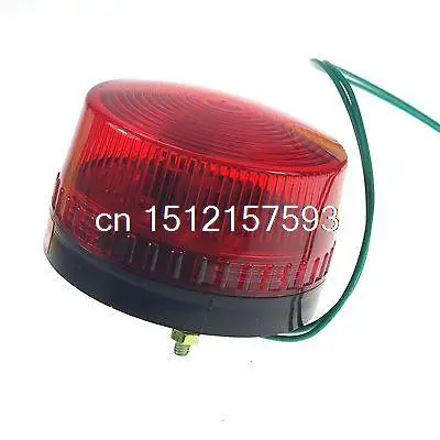 1PCS 12VDC RED LED Beacon Warning Signal Light Lamp  Spiral Fixed