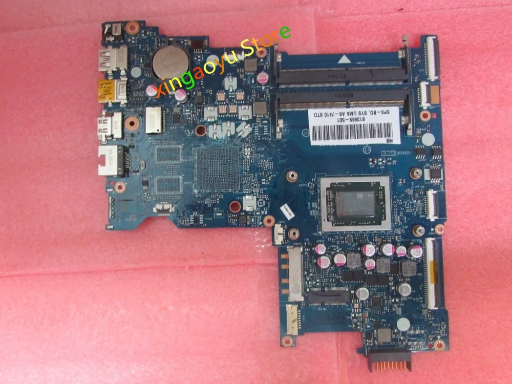 Para placa-mãe HP Notebook série 15-BA 854958 -601 LA-D713P com CPU A10-9600P 100% teste OK