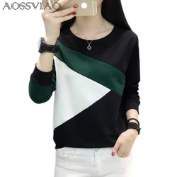 t shirt women tshirt autumn winter camisa feminina t-shirts women tops casual poleras de mujer moda 2024 tee shirt femme