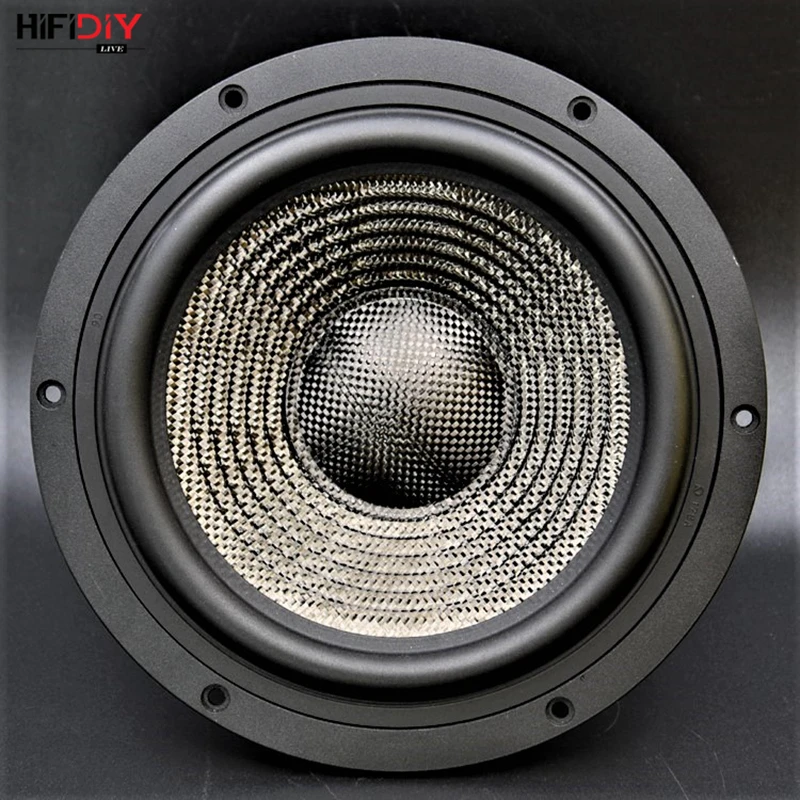 HIFIDIY LIVE HIFI 8 inch 8.8" Midbass Woofer speaker Unit  8OHM 160W Casting Aluminum Fram Carbon fiber Loudspeaker T8-225