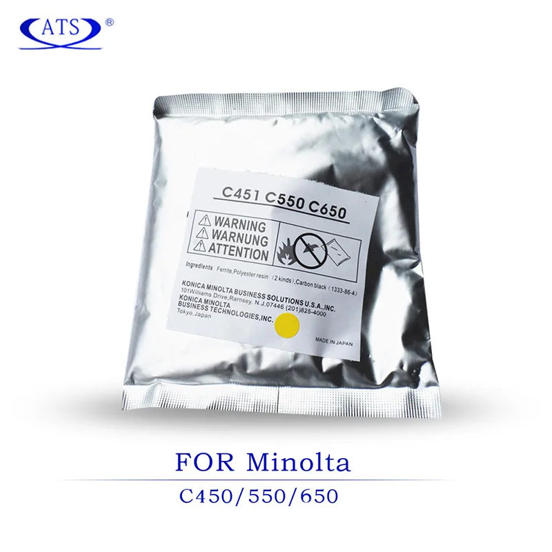 4pcs/set CMYK Copier developer powder for Konica Minolta C 451 550 650 compatible C451 C550 C650 C-451 C-550 C-650