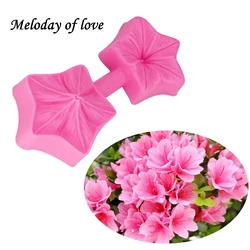 1Pcs DIY  Silicone Mold Fondant Chocolate Moulds Candy Cake Molds Embossed Sugar Arts Flower DIY Wedding Decor T1259