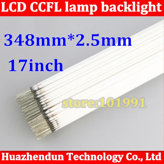 

Free Shipping 50PCS/LOT 348mm * 2.4mm/2.5MM 17" square CCFL tube Cold cathode fluorescent lamps LCD Backligh