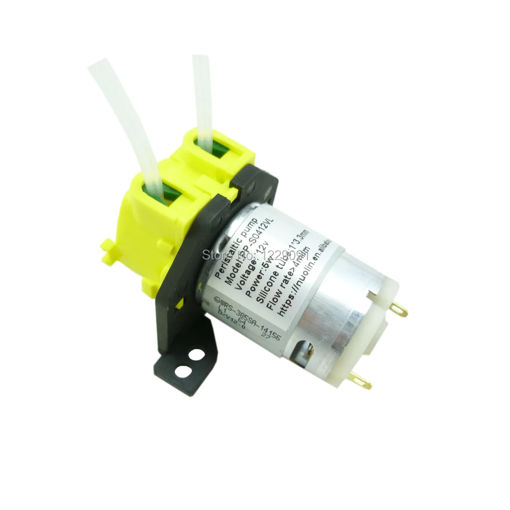 micro electric 12v dosing pump manufacturer silicone tubing  dc 5w