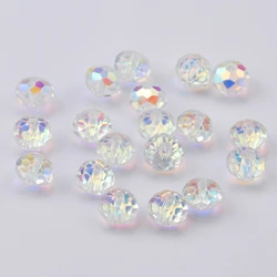 AAA quality 4/6/8mm faceted Rondelle Austria beads crystal ab glass round beads crystal loose beads for bracelet necklace making