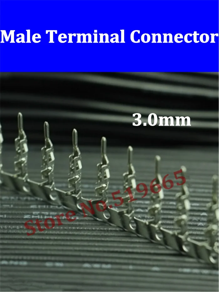 

Free Shipping 500pcs ATX / EPS Molex Male Crimp Terminals 43031-0001 3.0mm Housing Plastic Shell Connectors Universal