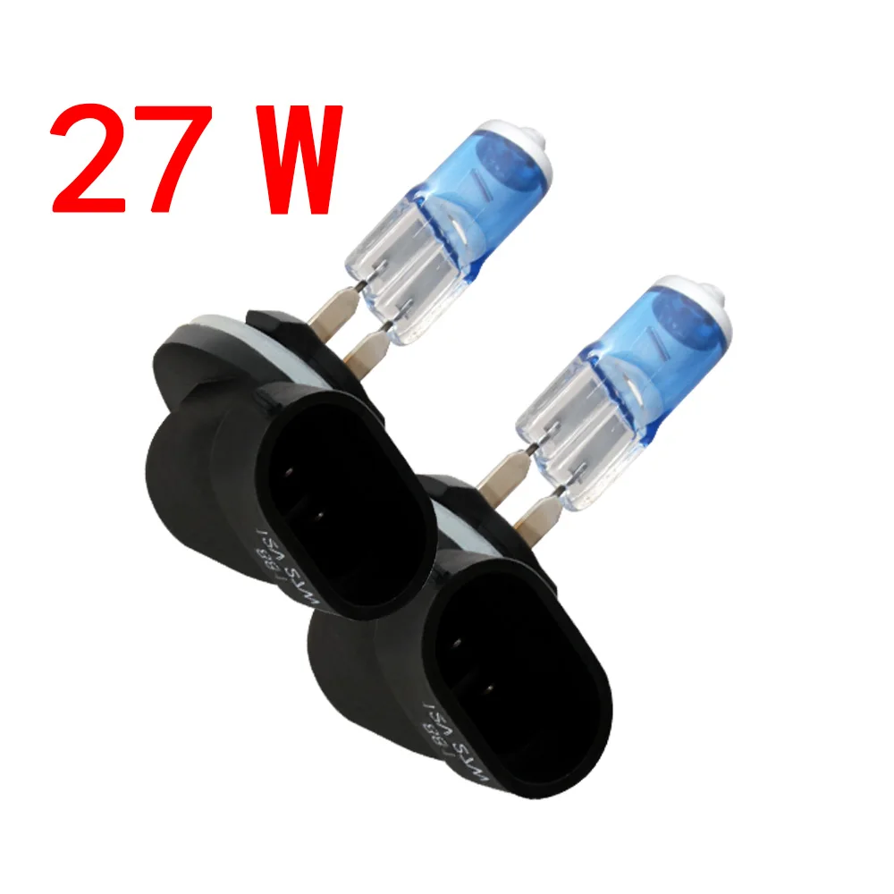 10pcs 881 894 Super Bright White Fog Halogen Bulb Hight Power 27W Car Head Light Lamp External headlight H27 promotion