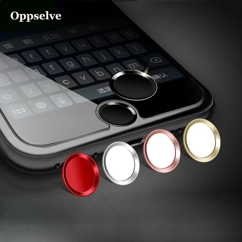 Oppselve Universal Home Button Sticker For iPhone 8 7 6 s 6s Plus 5 5s Fingerprint Touch ID Key Anti Sweat Protector For iPad