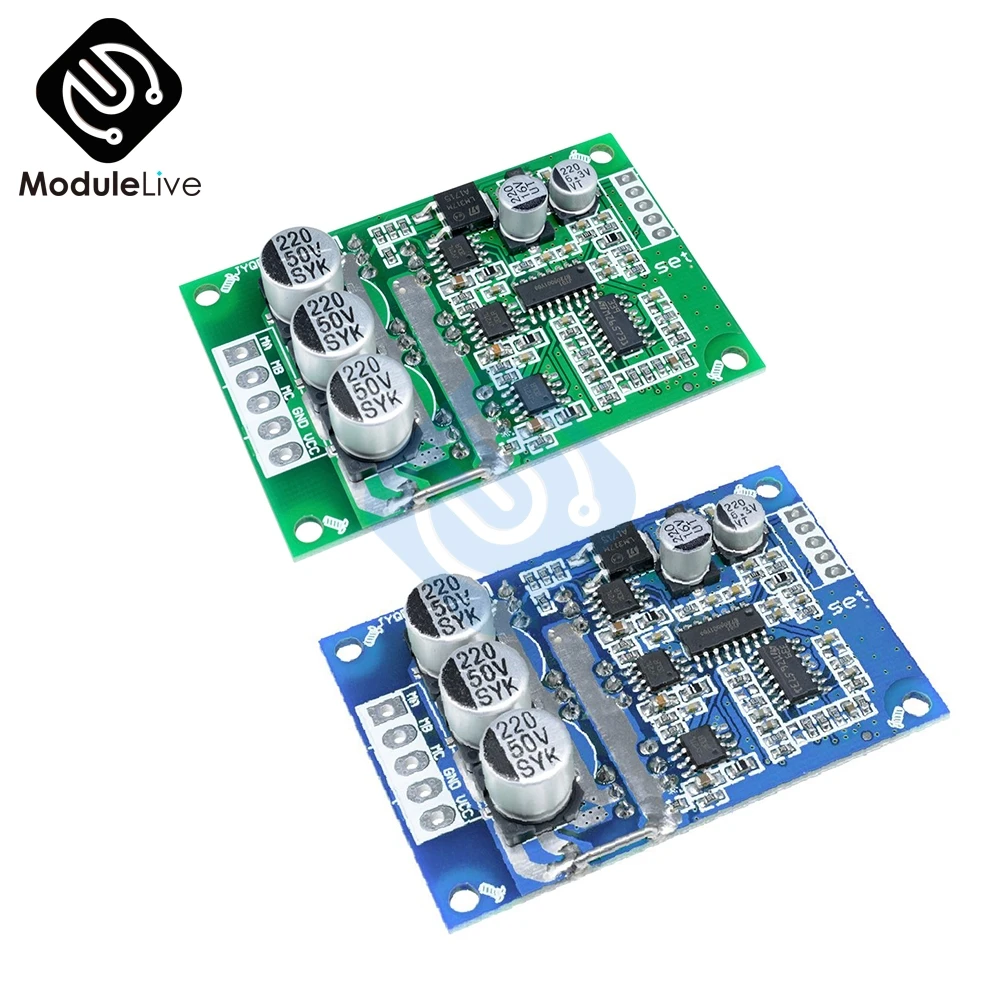 DC 12V-36V 500W PWM Hall Motor Balancing Brushless Motor Controller   Automotive Balanced BLDC Car Driver Control Board Module