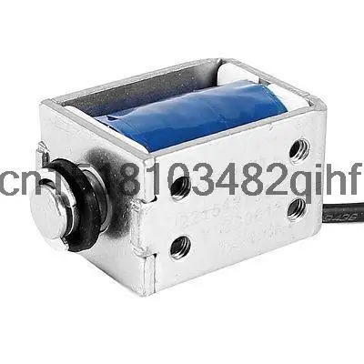 

DC 24V 0.1A 2.4W 20g Force 0mm Stroke Push Pull Type Solenoid Electromagnet