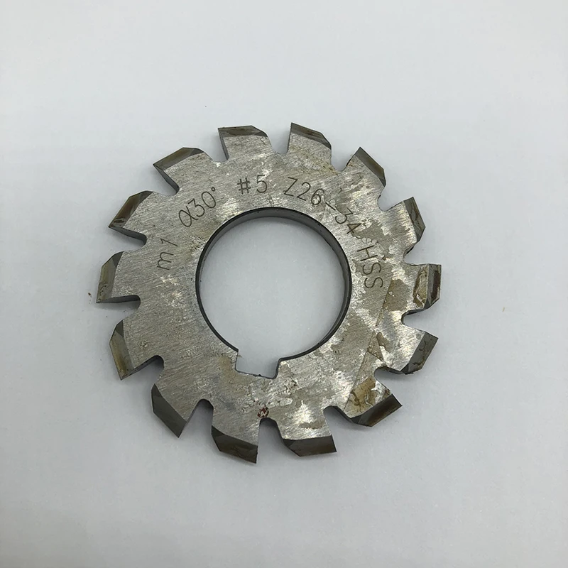 PA30 Involute gear milling cutter spline gear milling cutter pressure Angle 30 degrees m1m2m3m4m5m6m8m10