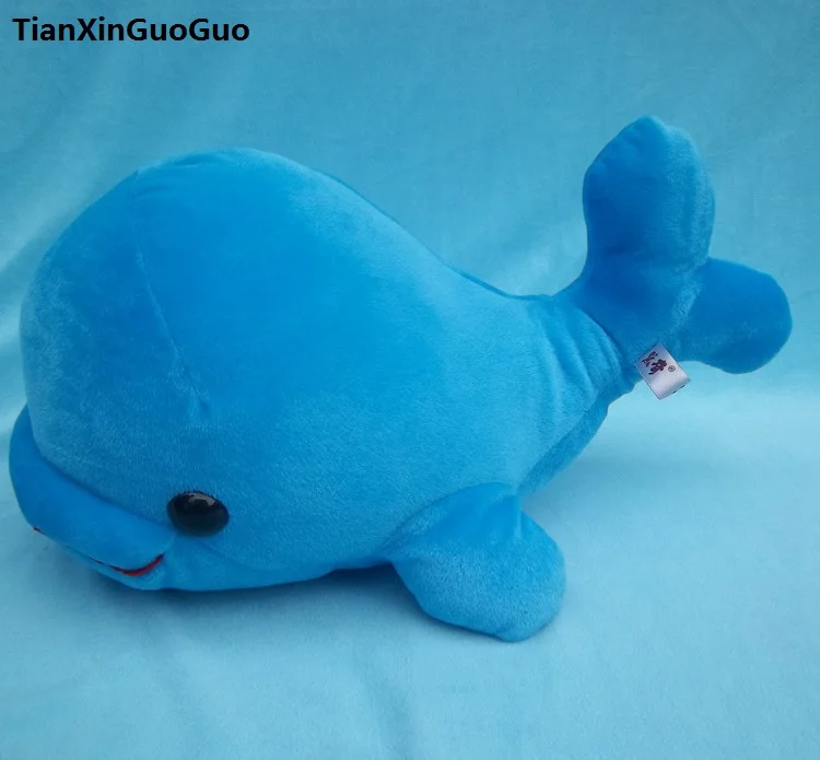 Juguete de peluche de delfín azul de aproximadamente 23 cm, muñeca suave, juguete para bebé, regalo de cumpleaños h2146