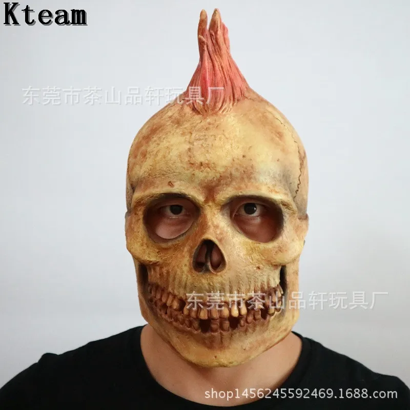 Horrifying Skull Monster Adult Zombie Mask Full Head Masquerade Fancy Dress Party Cosplay Costume Scary Mask For Halloween Party