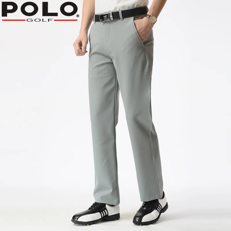 

Golf Sportswear Men's Trousers Summer Breathable Solid Thin Pants High Elastic Outdoor Sports Quick-Drying Golf Pants Clothing