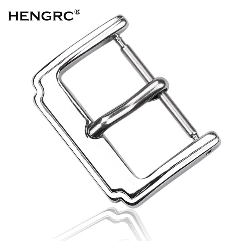 

Stainless Steel Watch Buckle 16mm 18mm 20mm 22mm Silver Polished Clasp Watchband Watch Strap Accessories