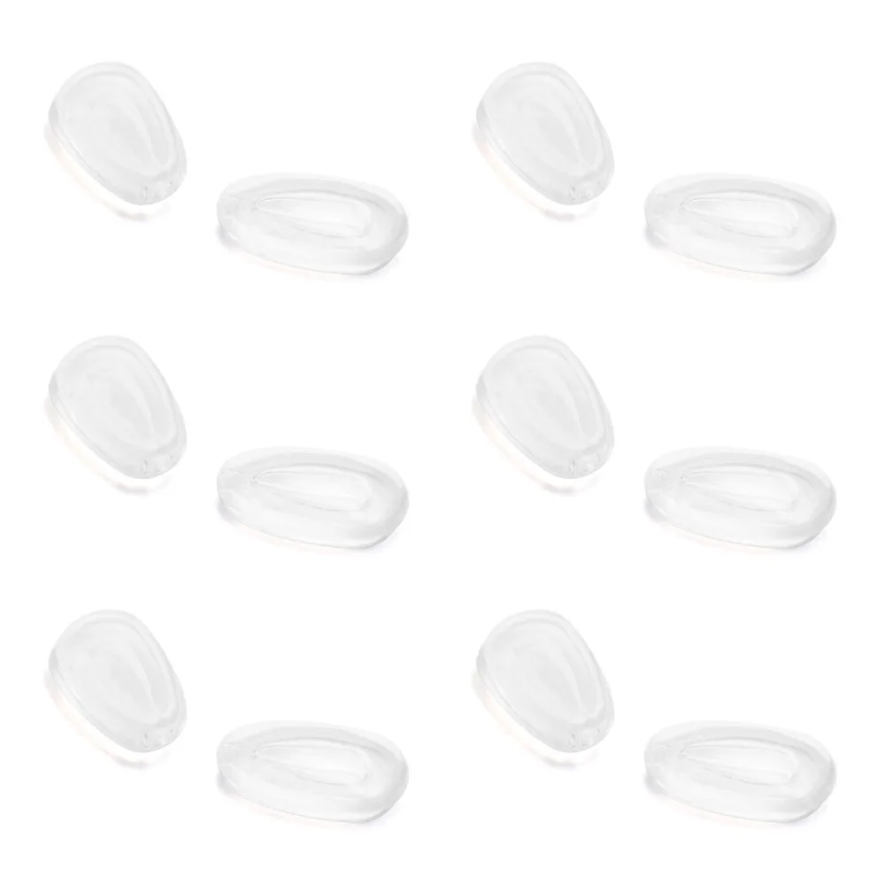 SNARK Rubber Kit Replacement Clear Nose Pads Pieces for-Oakley Titanium Crosshair OO6014 Sunglasses