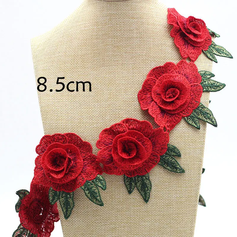 MLAEY -1Yard High quality Lace Trim, Delicate Floral Lace, Venise Lace Fabric for Costumes