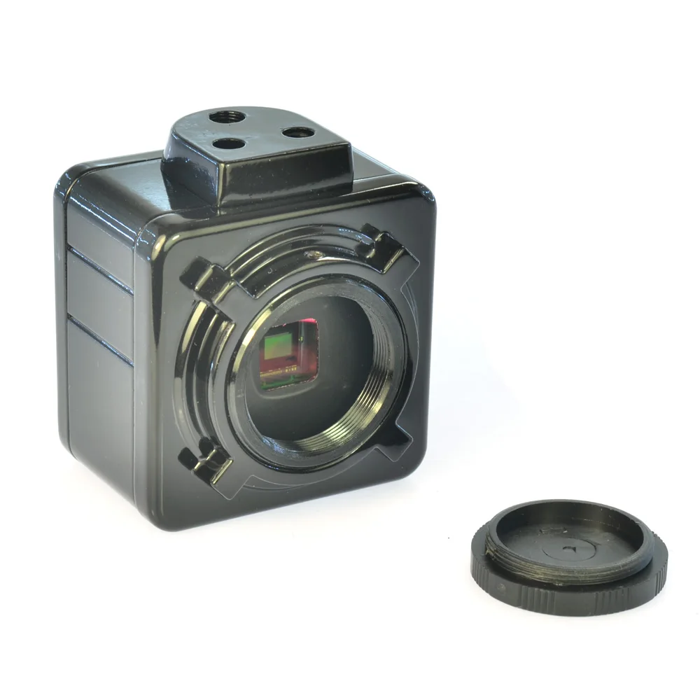 Microscopio ocular Digital electrónico con cámara Cmos USB de 5MP, controlador gratuito/Software de medición, alta resolución para WIN10/7/8